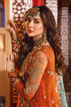 Heavy Embroidered - Angrakha Style Maxi | Ready To Wear