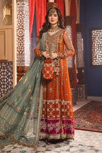 Heavy Embroidered - Angrakha Style Maxi | Ready To Wear