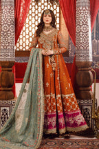 Heavy Embroidered - Angrakha Style Maxi | Ready To Wear