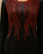 Elegant 3-Piece Outfit with Heavy Adda Work Neck