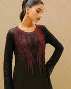 Elegant 3-Piece Outfit with Heavy Adda Work Neck