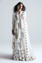 3-Piece Stitched   Cotton Silk suit - Ready to  Wear