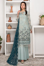 03-Piece Fully Embroidered Chiffon Suit | Ready To Wear